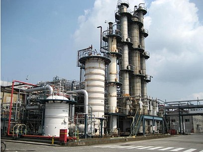 Butadiene rubber manufacturing facilities at the Chiba Petrochemical Factory
