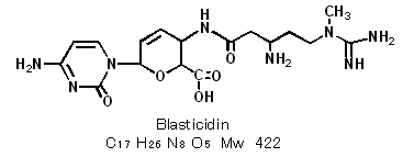 Blasticidin C17H26O5 Mw 422
